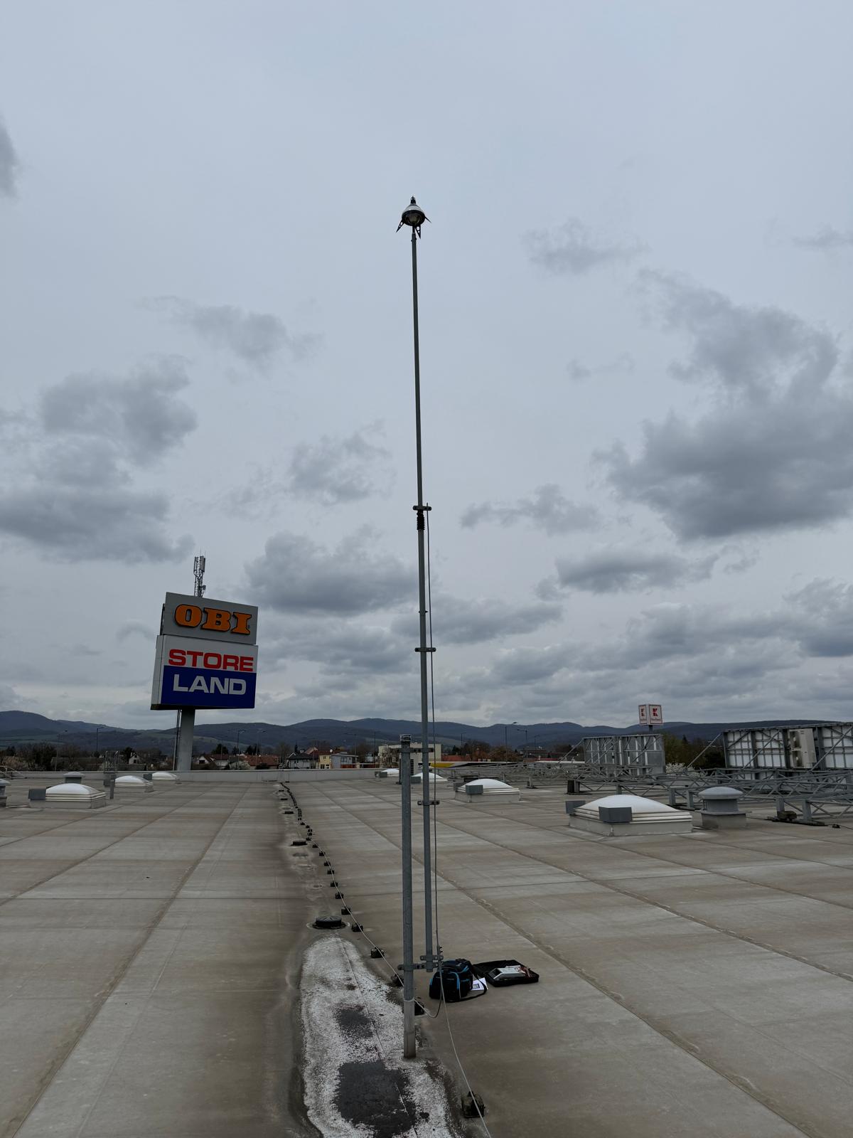 Revízia aktívneho bleskozvodu na objekte